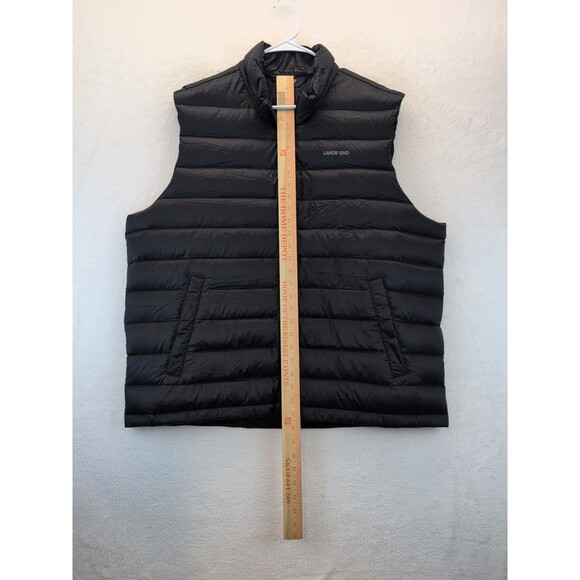 Lands End 600 Fill Power 80/20 Allied Feather & Down Vest Black Men’s XL 46-48 - Picture 3 of 14